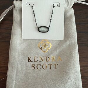 Kendra Scott Gunmetal Necklace